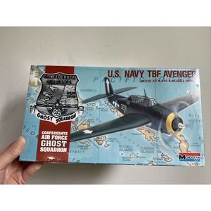 U.S. Navy TBF Avenger Monogram #5210 Ghost Squadron Scale 1/48
